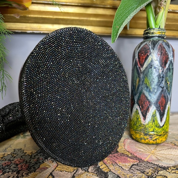 Vintage Beaded and Lucite Purse Bucket Satchel Style 1920s 1930s 1940,s - Picture 6 of 9